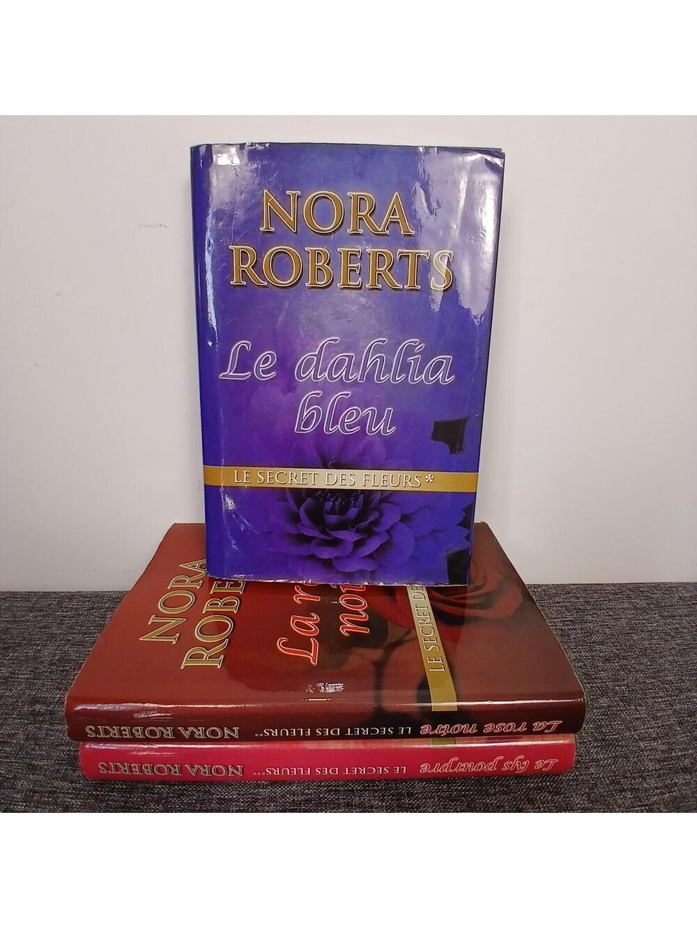 Nora Roberts French Trilogy Le Secret des Fleurs 3 Books HC Set Reading Copy